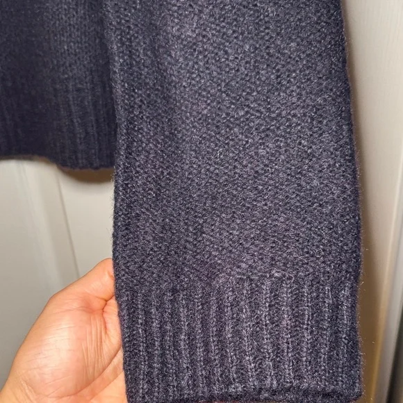 Topshop Dark Navy Women's Turtleneck Sweater - Picture 10 of 10